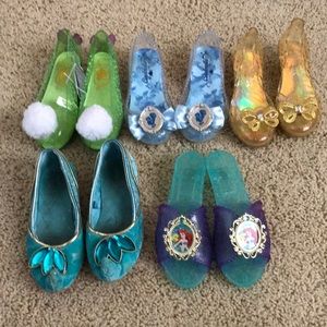 9/10 girls Disney dress up shoes